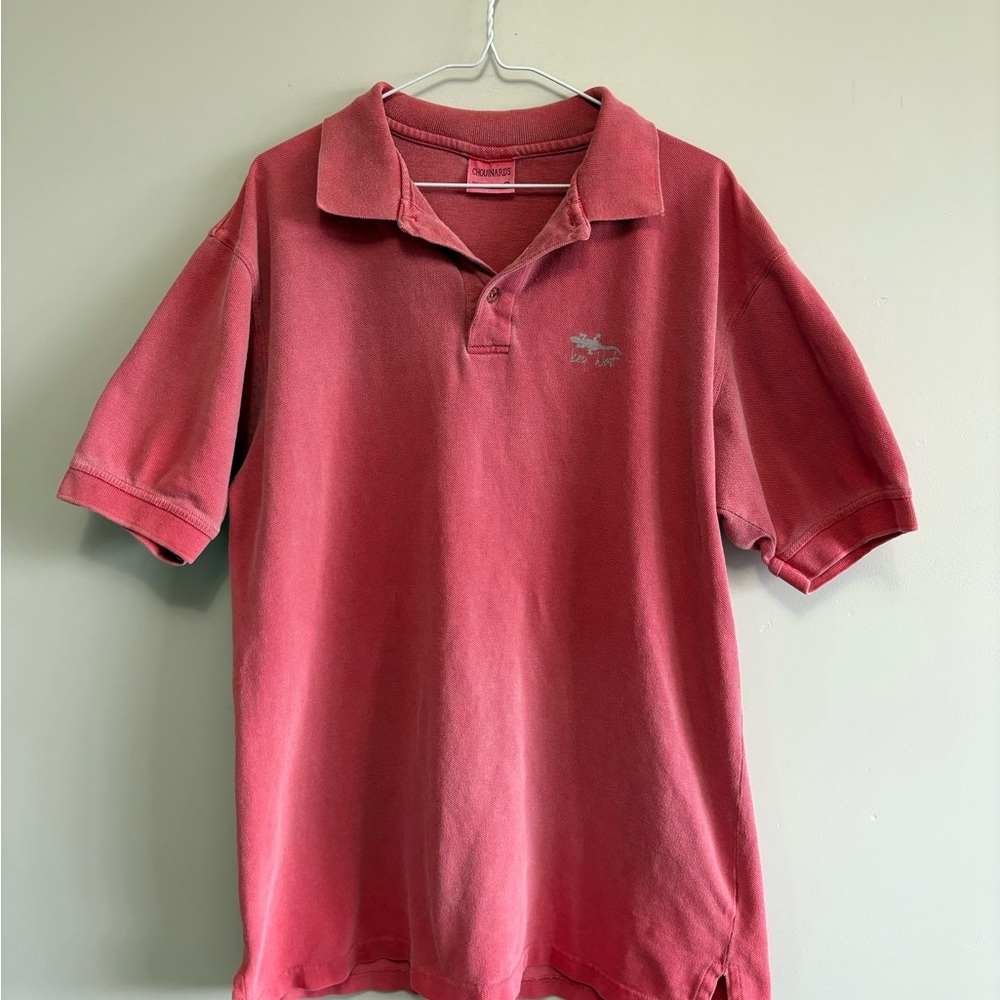 Vintage Chouinards Polo Shirt Mens M Red Key West